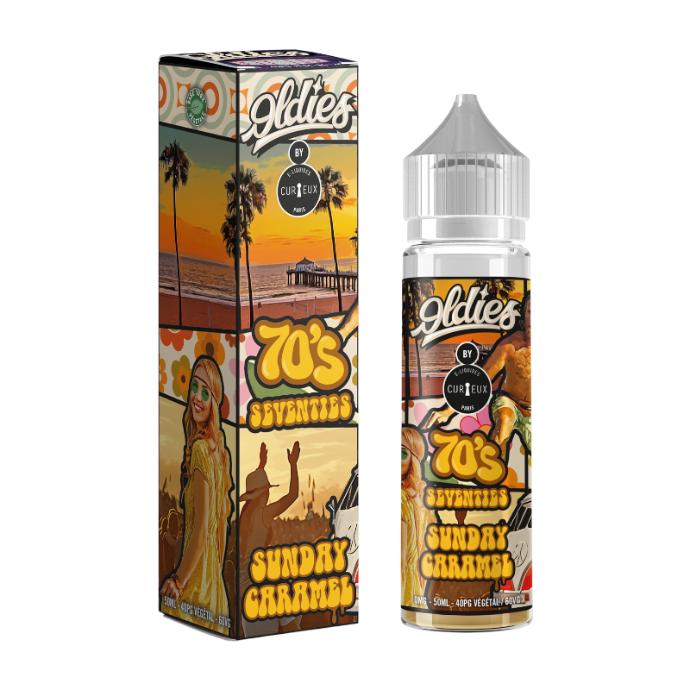 [LIQ/CUR-SEV-50ML] 70'S SEVENTIES 50ML 0MG - CURIEUX - ÉDITION OLDIES