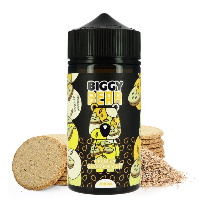 CRUNCHY SESAME BISCUIT 200ML BIGGY BEAR