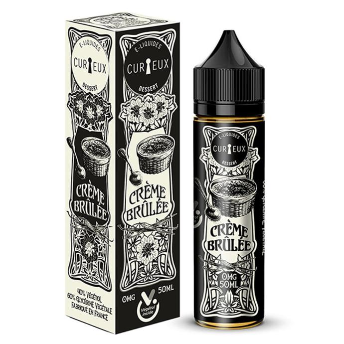 [LIQ/CUR-CRB-50ML] CRÈME BRÛLÉE 50 ML 0MG - CURIEUX - ÉDITION DESSERT