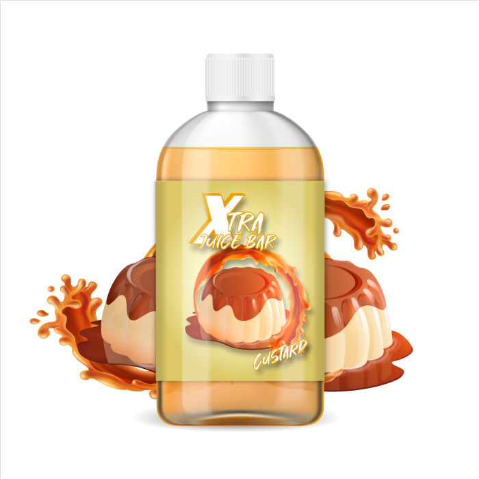 [LIQ/XJB-29-1L] CUSTARD 1L 0MG - XTRA JUICE BAR