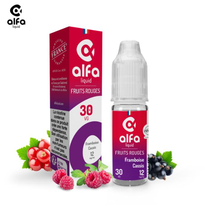 FRAMBOISE CASSIS 10ML - ALFALIQUID