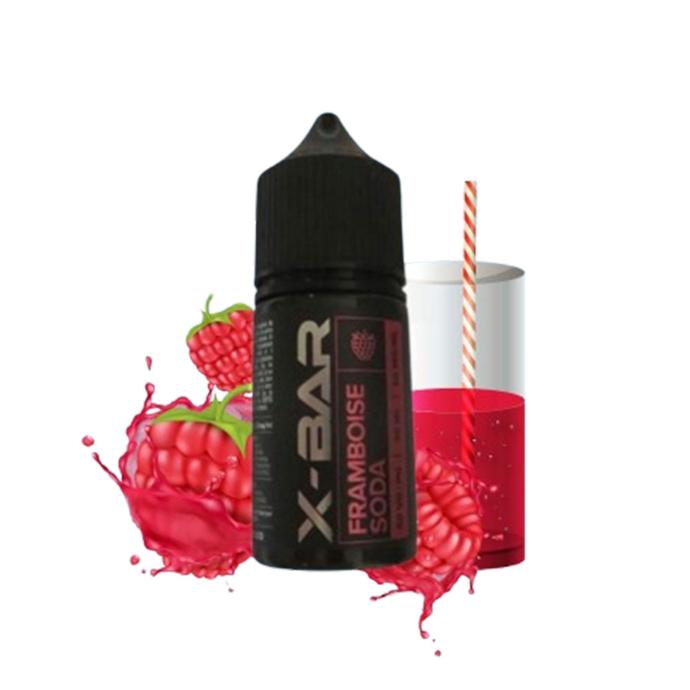 FRAMBOISE SODA 30ML 50mg - sel de nicotine - X-BAR