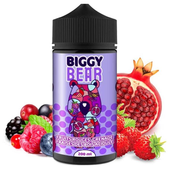 FRUITS ROUGES GRENADE FRAISE DES BOIS ACIDULÉE 200ML BIGGY BEAR