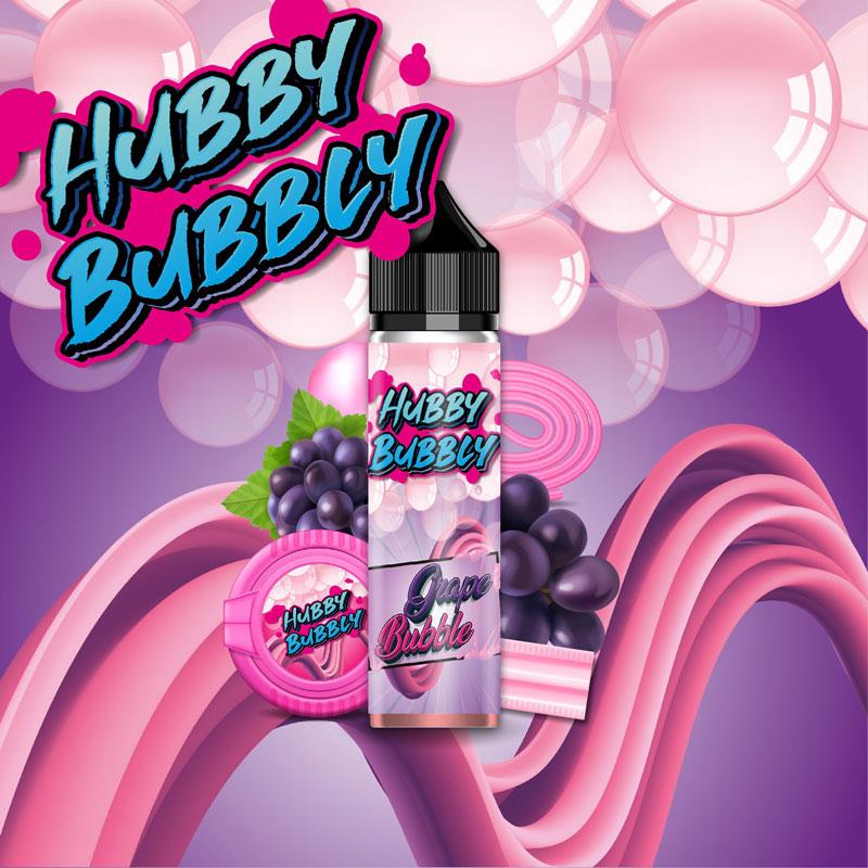 [LIQ/HUB-GRB-50ML] GRAPE BUBBLE 50ML OMG - HUBBY BUBBLY