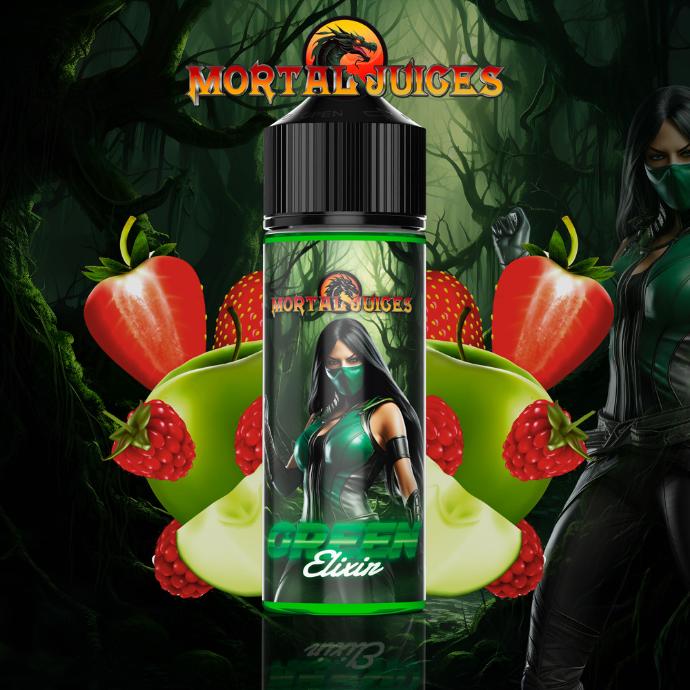 [LIQ/MOJ-GRE-100ML] GREEN ELIXIR 100ML 0MG - MORTAL JUICES