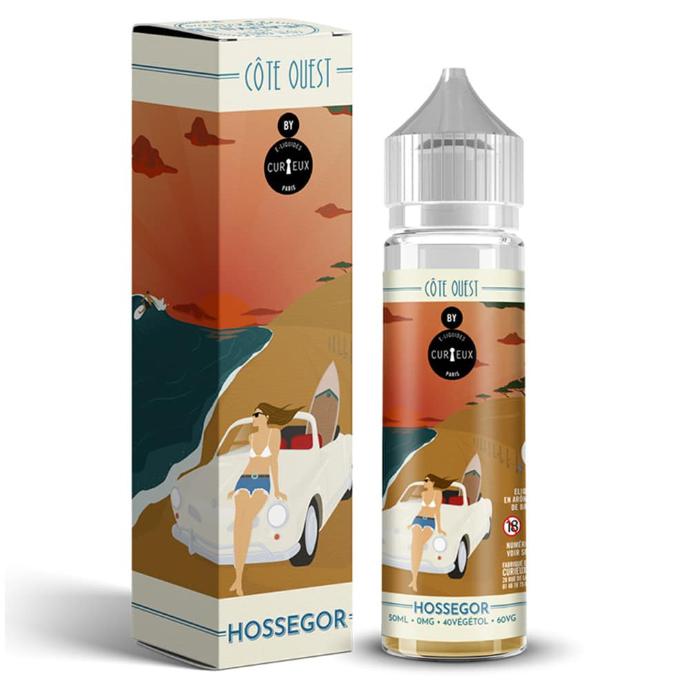 [LIQ/CUR-HOS-50ML] HOSSEGOR 50ML 0MG - CURIEUX - ÉDITION CÔTE OUEST