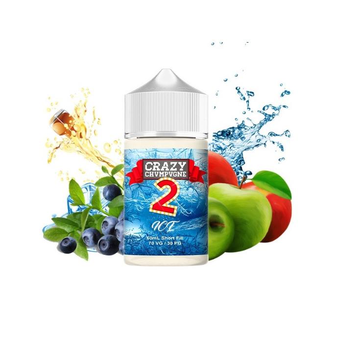 [LIQ/MUK-IC2-50ML] ICE CRAZY CHVMPVGNE 2 50ML 0MG - MUKK MUKK