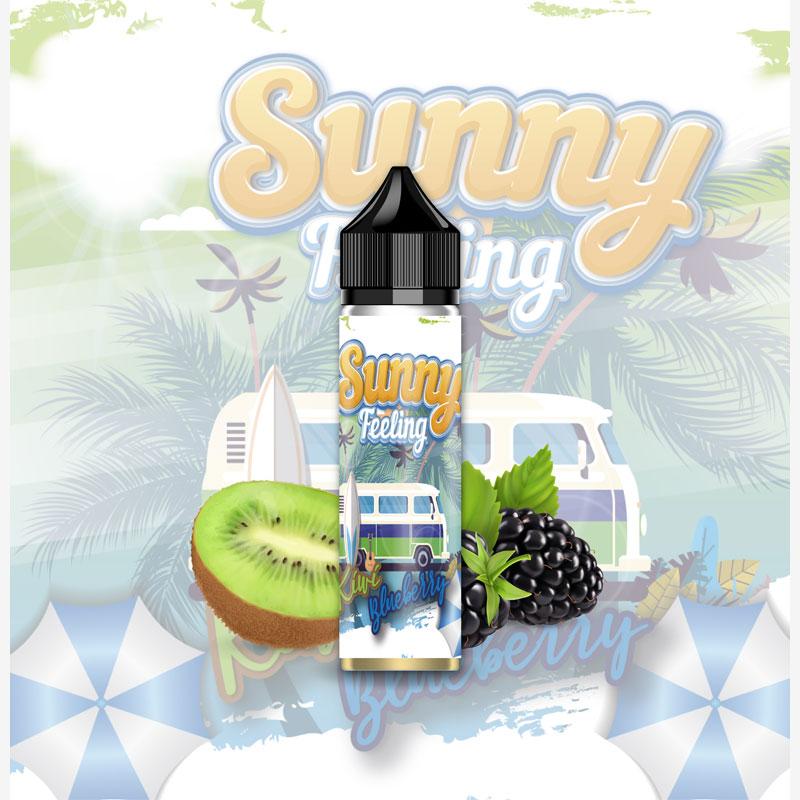 [LIQ/SUF-KIB-50ML] KIWI BLUEBERRY 50ML 0MG - SUNNY FEELING