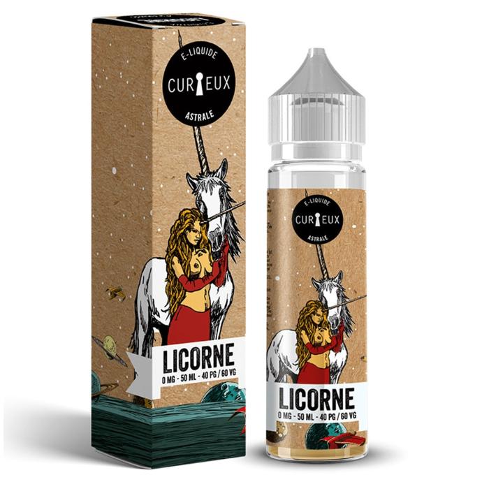 [LIQ/CUR-LIC-50ML] LICORNE 50ML 0MG - CURIEUX - ÉDITION ASTRALE