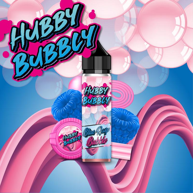 [LIQ/HUB-BRB-50ML] BLUE RASP BUBBLE 50ML OMG - HUBBY BUBBLY