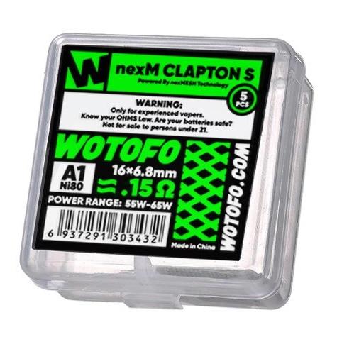 MESH NEXMESH CLAPTON S (5 PCS) - WOTOFO