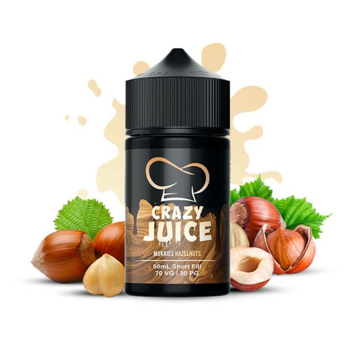 [LIQ/CRJ-MUH-50ML] MUKKIES HAZELNUTS 50ML 0MG - CRAZY JUICE 70VG