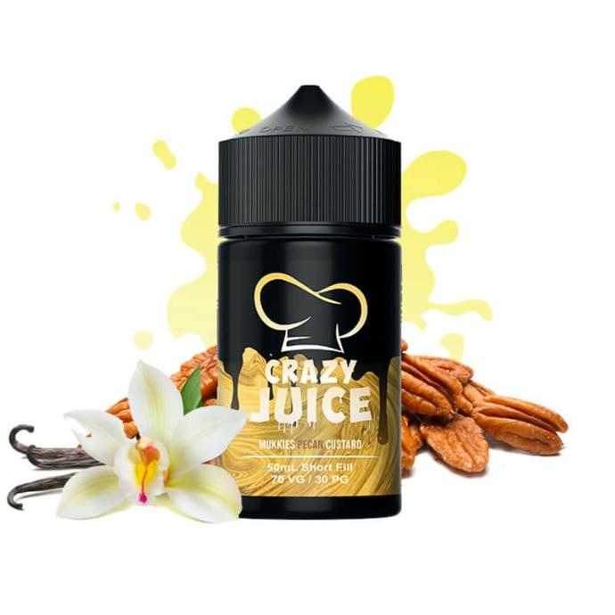 [LIQ/CRJ-MPC-50ML] MUKKIES PECAN CUSTARD 50ML 0MG - CRAZY JUICE 70VG