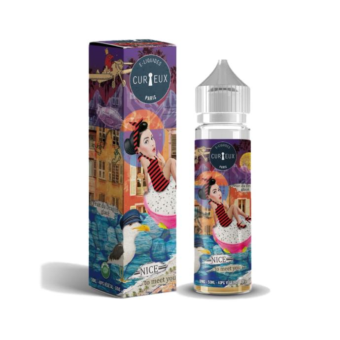 [LIQ/CUR-NIC-50ML] NICE TO MEET YOU 50ML 0MG - CURIEUX - ÉDITION HEXAGONE