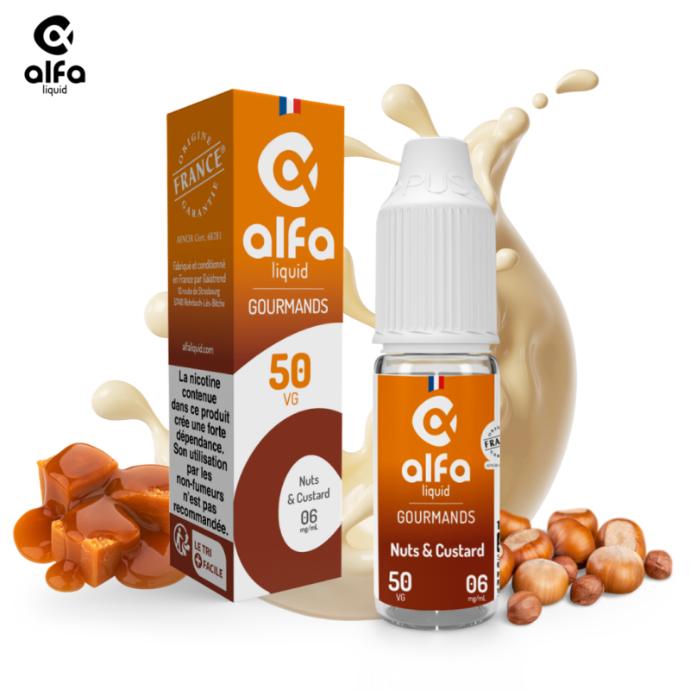NUTS & CUSTARD 10ML - ALFALIQUID