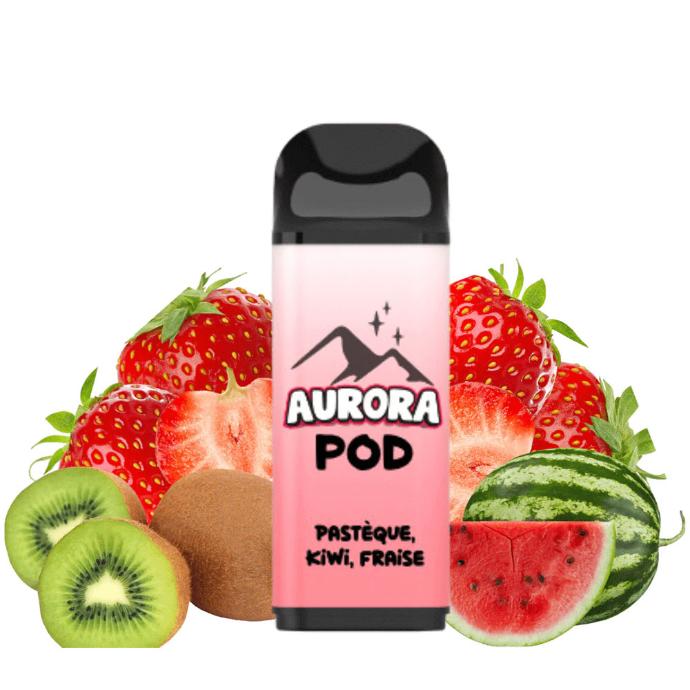 PASTEQUE KIWI FRAISE-7000 PUFFS-AURORA POD