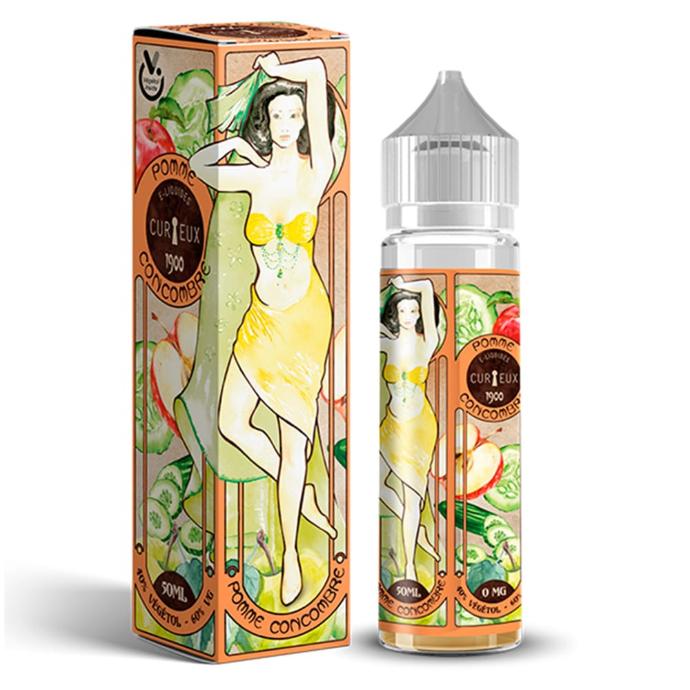 [LIQ/CUR-POC-50ML] POMME CONCOMBRE 50ML 0MG - CURIEUX - ÉDITION 1900