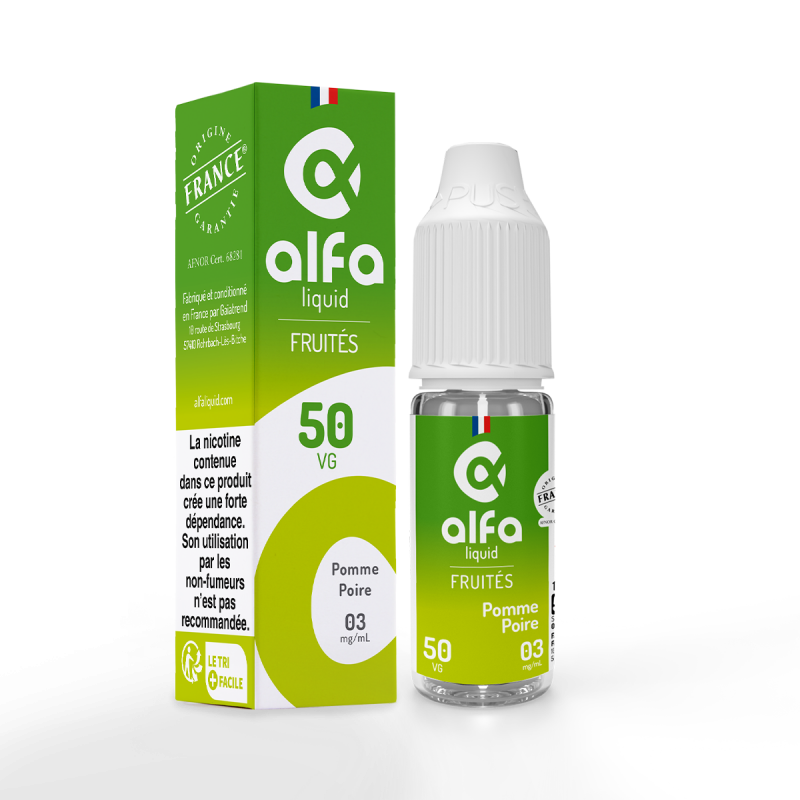 POMME POIRE 10ML - ALFALIQUID