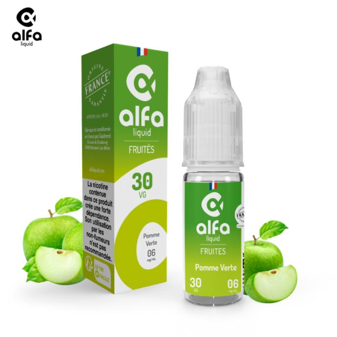 POMME VERTE 10ML - ALFALIQUID