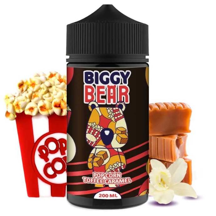 POPCORN TOFFEE CARAMEL 200ML BIGGY BEAR