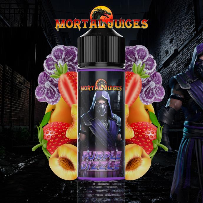 [LIQ/MOJ-PUD-100ML] PURPLE DIZZLE 100ML 0MG - MORTAL JUICES