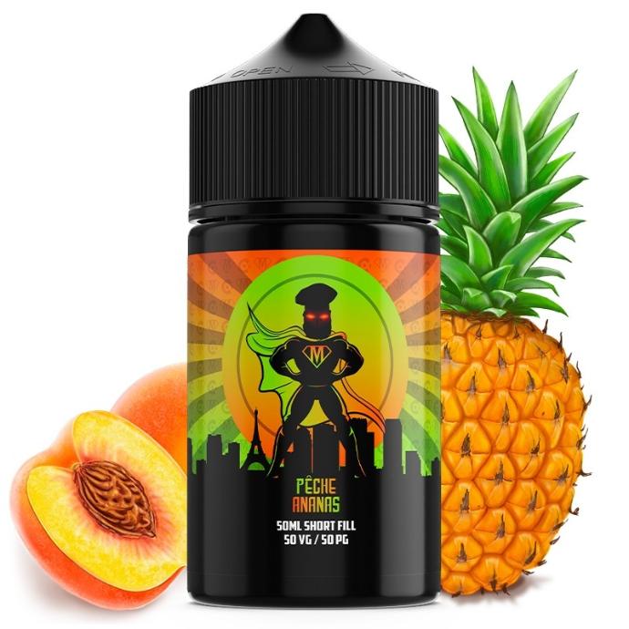 [LIQ/SUM-PEA-50ML] PÊCHE ANANAS 50ML 0MG - SUPER MUKK