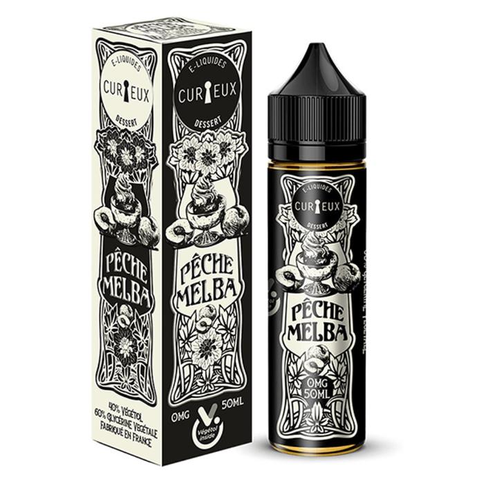 [LIQ/CUR-PEM-50ML] PÊCHE MELBA 50ML 0MG - CURIEUX - ÉDITION DESSERT