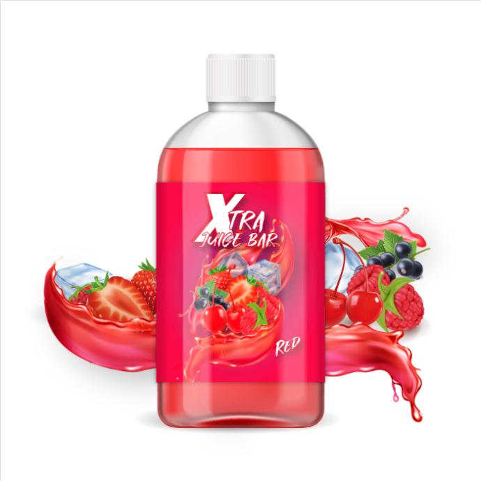 [LIQ/XJB-25-1L] RED 1L 0MG - XTRA JUICE BAR