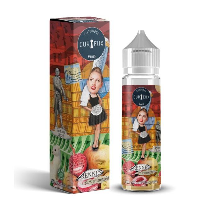 [LIQ/CUR-RDR-50ML] RENNES DES REINETTES 50ML 0MG - CURIEUX - ÉDITION HEXAGONE