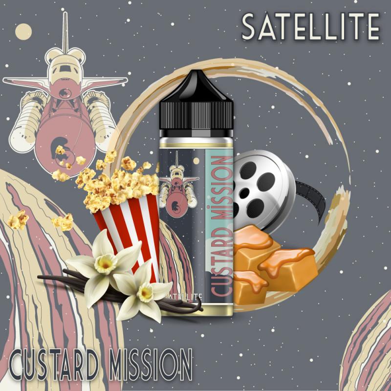[LIQ/CUS-SAE-50ML] SATELLITE 50ML 0MG - CUSTARD MISSION
