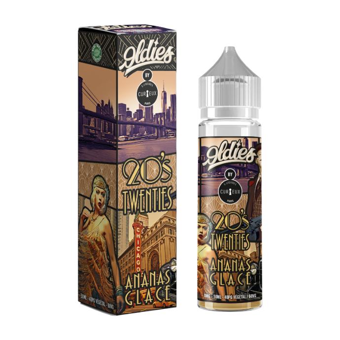 [LIQ/CUR-TWE-50ML] 20'S TWENTIES 50ML 0MG - CURIEUX - ÉDITION OLDIES