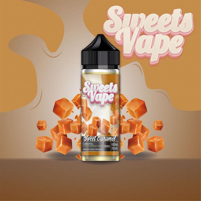[LIQ/SWV-SWC-100ML] SWEET CARAMEL 100ML - SWEETS VAPE