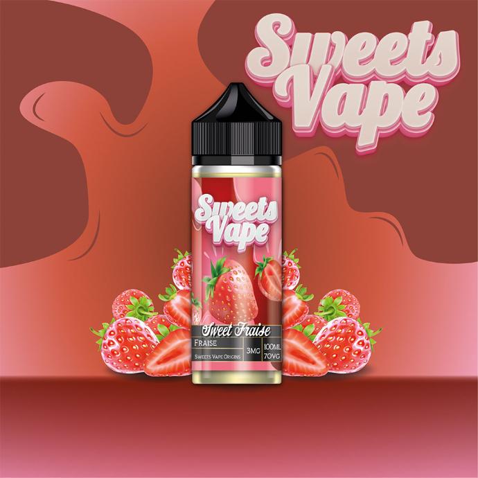 [LIQ/SWV-SWF-100ML] SWEET FRAISE 100ML - SWEETS VAPE