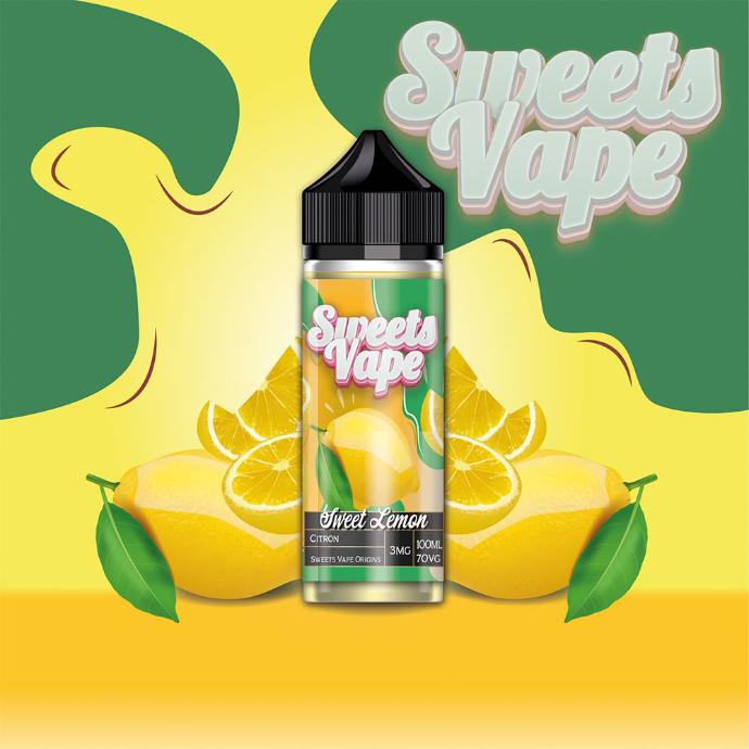 [LIQ/SWV-SWL-100ML] SWEET LEMON 100ML - SWEETS VAPE