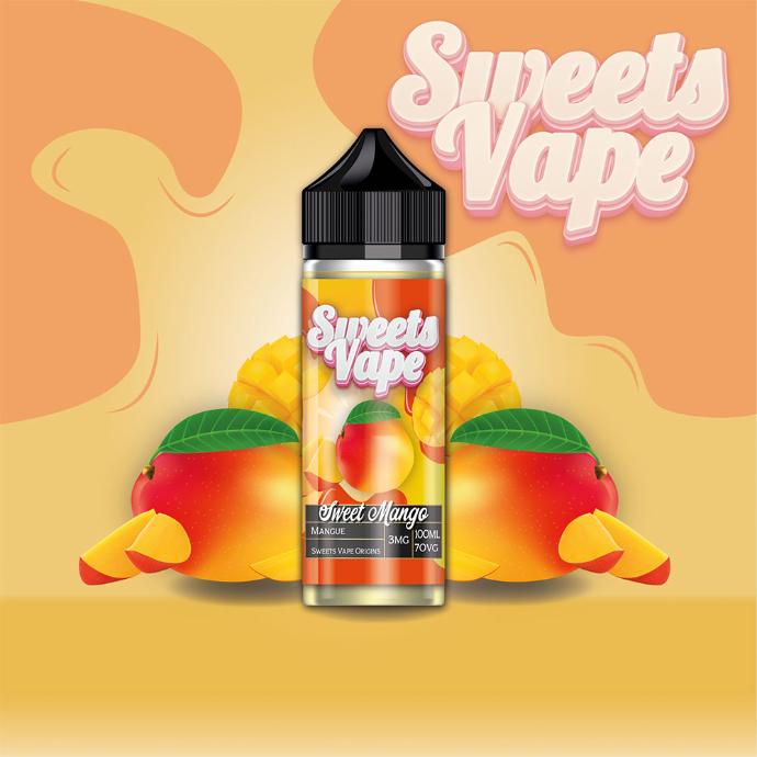 [LIQ/SWV-SWM-100ML] SWEET MANGO 100ML - SWEETS VAPE