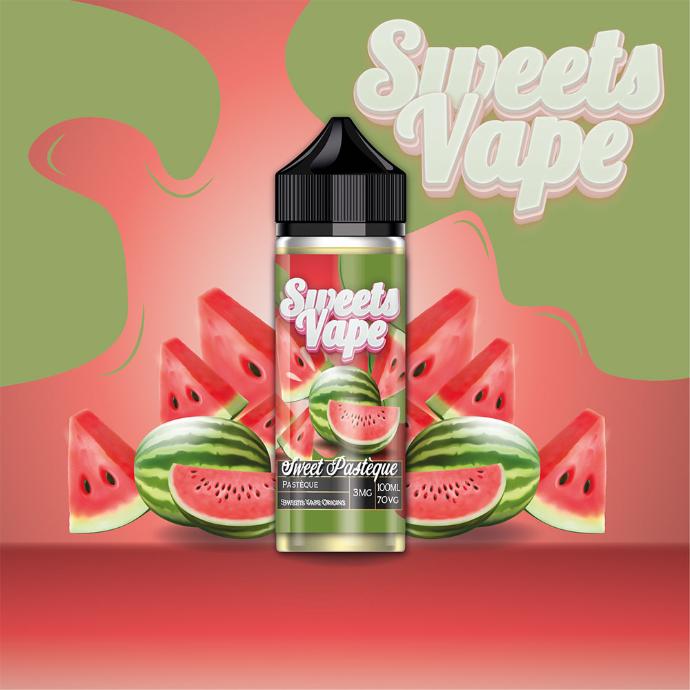 [LIQ/SWV-SWP-100ML] SWEET PASTÈQUE 100ML - SWEETS VAPE