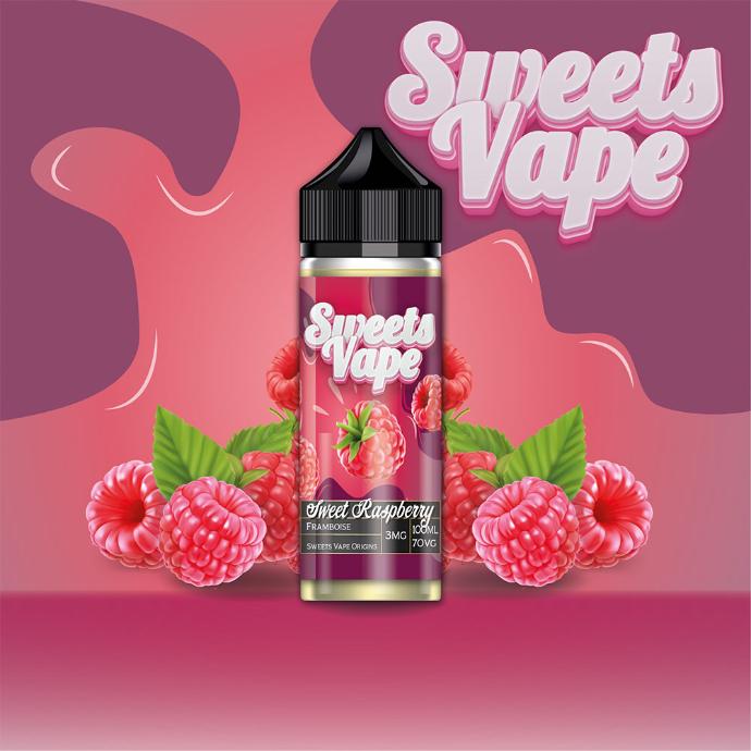 [LIQ/SWV-SWR-100ML] SWEET RASPBERRY 100ML - SWEETS VAPE