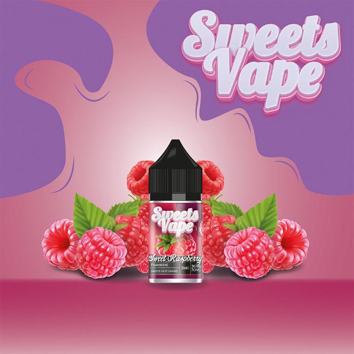 SWEET RASPBERRY 30ML - SWEETS VAPE