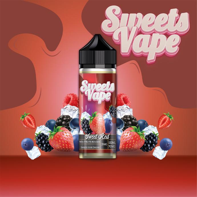 [LIQ/SWV-SRE-100ML] SWEET RED 100ML - SWEETS VAPE