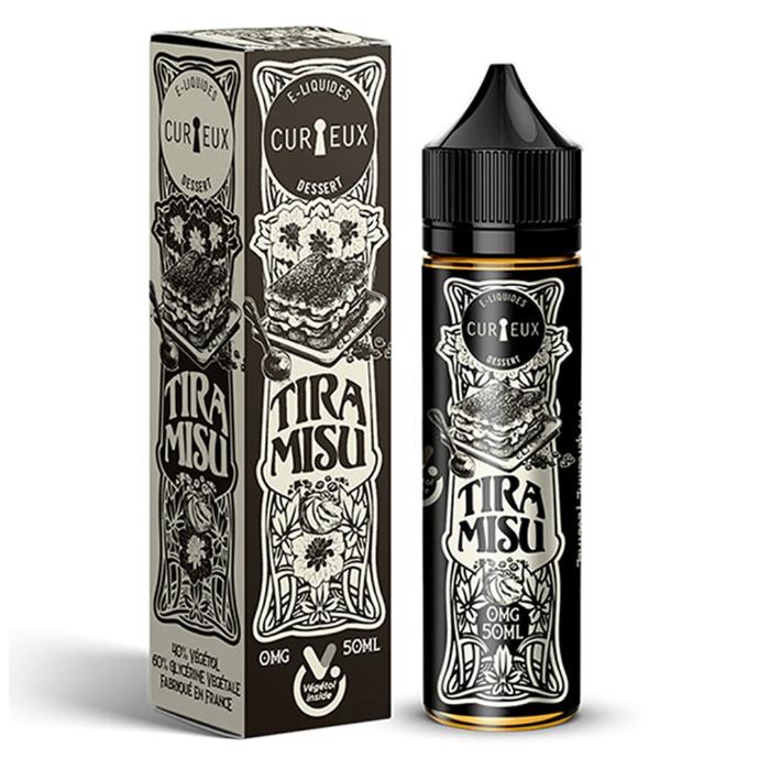 [LIQ/CUR-TIR-50ML] TIRAMISU 50ML 0MG - CURIEUX - ÉDITION DESSERT