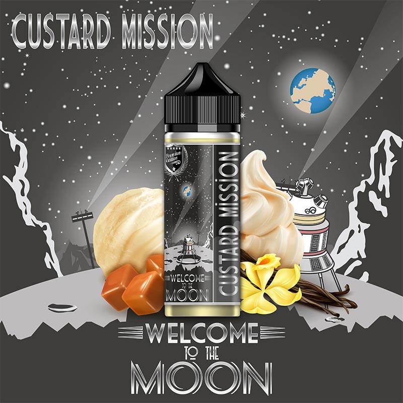 [LIQ/CUS-WEL-50ML] WELCOME TO THE MOON 50ML 0MG - CUSTARD MISSION
