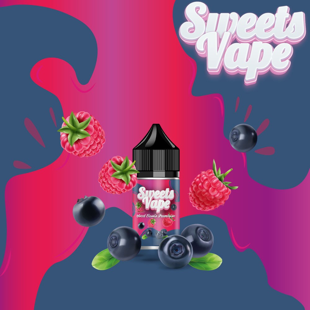 SWEET CASSIS FRAMBOISE 30ML - SWEETS VAPE