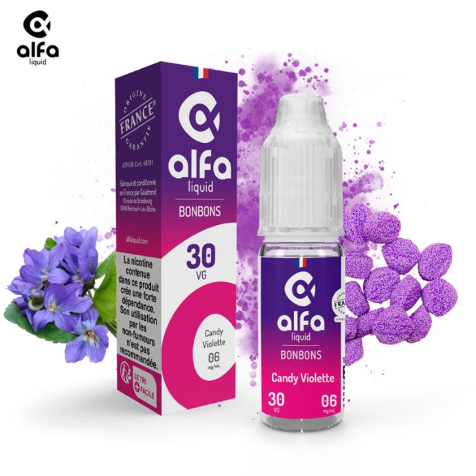 CANDY VIOLETTE 10ML - ALFALIQUID