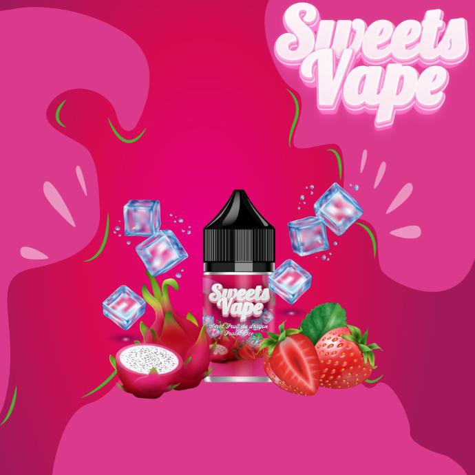 SWEET FRUIT DU DRAGON FRAISE ICE 30ML - SWEETS VAPE