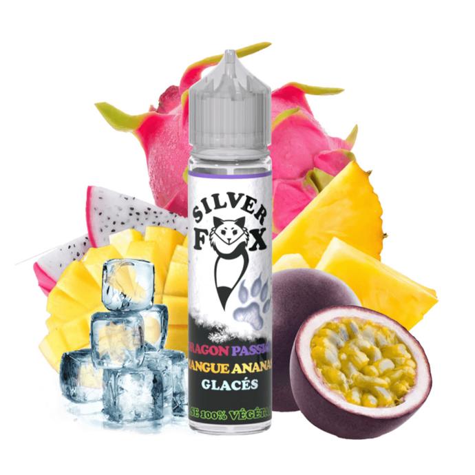 DRAGON PASSION MANGUE ANANAS GLACES 50ML - SILVER FOX