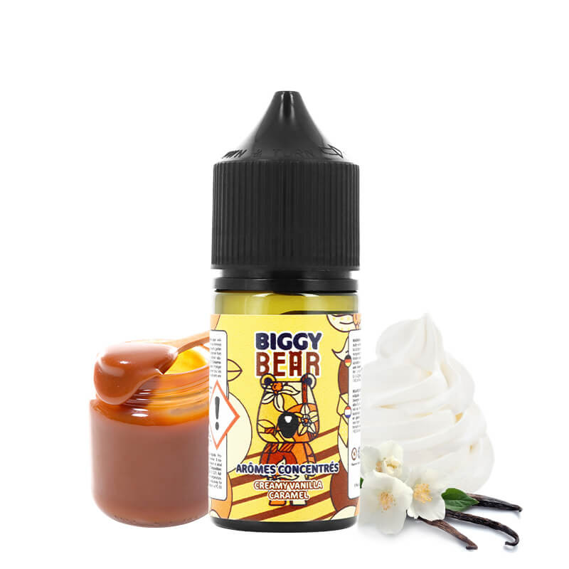 CONCENTRÉ CREAMY VANILLA CARAMEL 30ML - BIGGY BEAR
