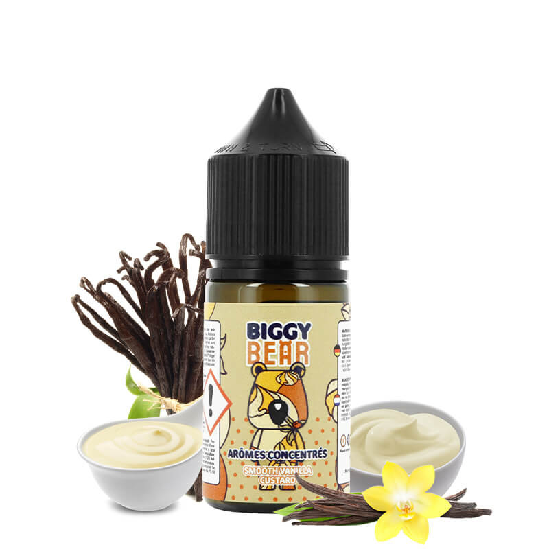 CONCENTRÉ SMOOTH VANILLA CUSTARD 30ML - BIGGY BEAR