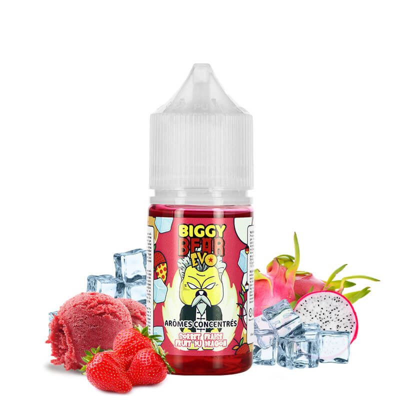 CONCENTRÉ SORBET FRAISE FRUIT DU DRAGON 30ML - BIGGY BEAR