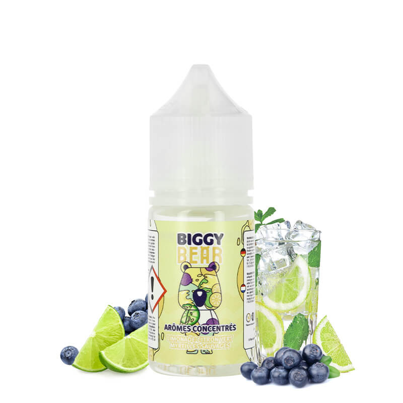 CONCENTRÉ LIMONADE CITRON VERT MYRTILLES SAUVAGES 30ML - BIGGY BEAR