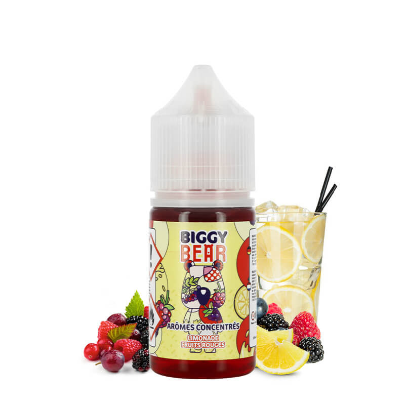 CONCENTRÉ LIMONADE FRUITS ROUGES 30ML - BIGGY BEAR
